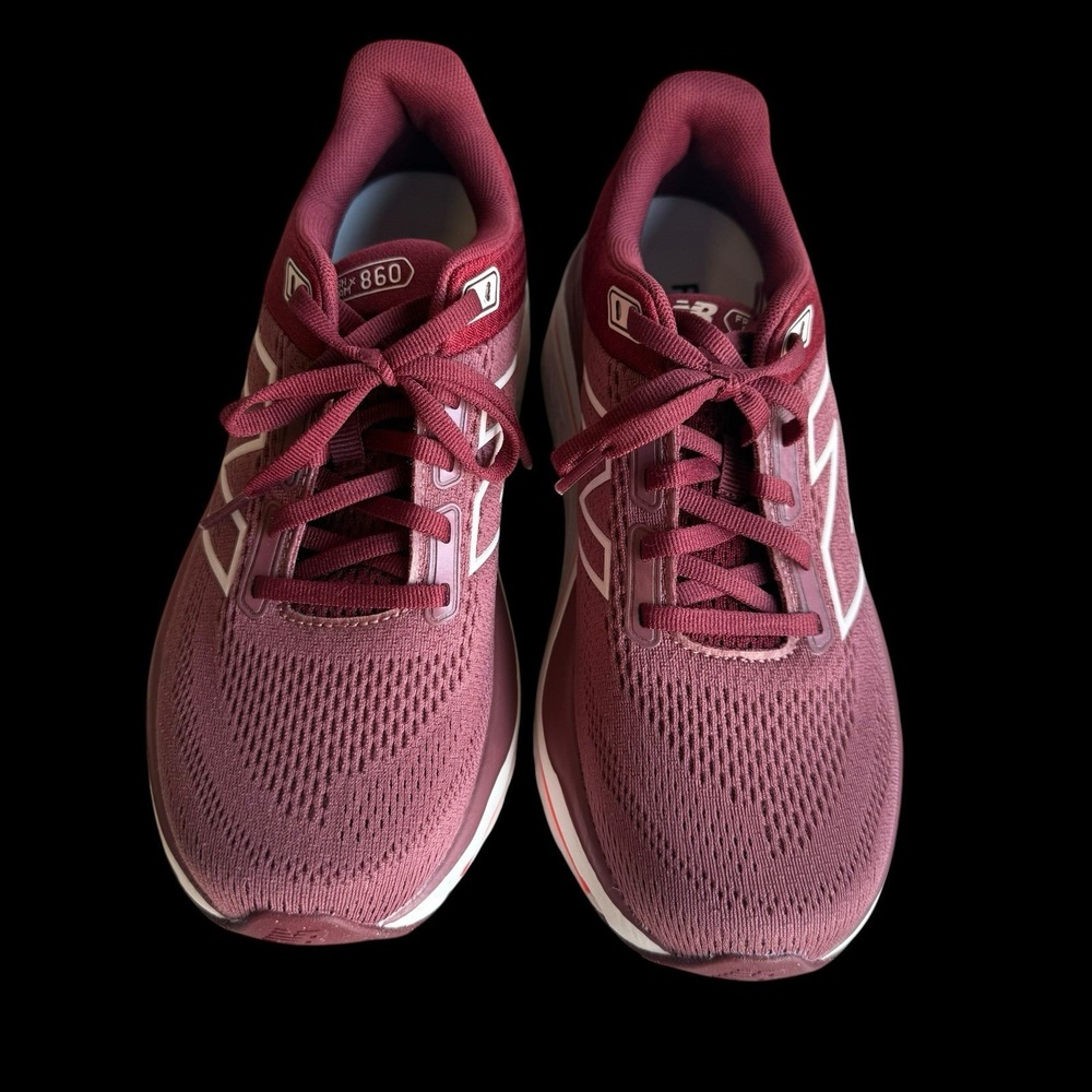New Balance Fresh Foam X 860v14 Women's Size 8.5 B Red Running Shoes EUC - Picture 8 of 10